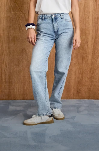 Tous les jeans droit ado fille