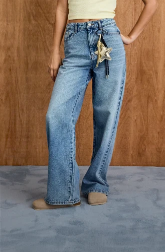 Tous les jeans wide leg ado fille